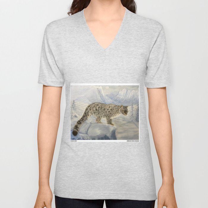 endangered Cats V Neck T Shirt