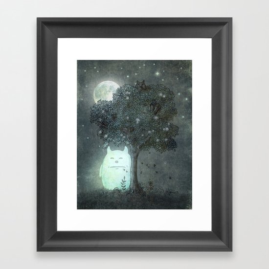 Full Moon Spirit Framed Art Print