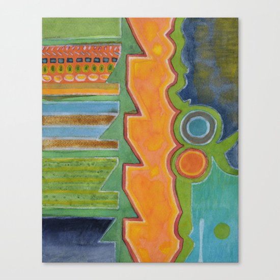 Growth with visible Lifestream Canvas Print