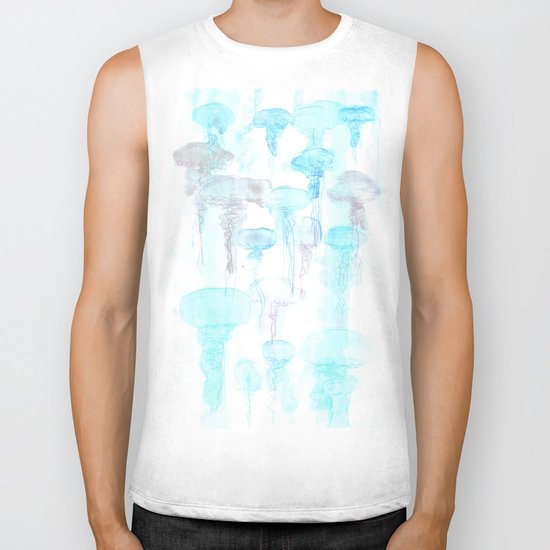Jellyfish Biker Tank