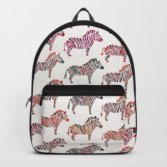 Zebras – Rainbow Palette Backpack