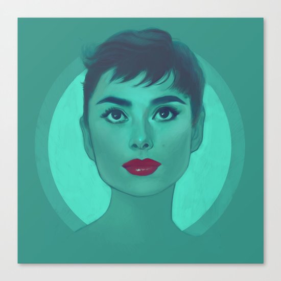Audrey Canvas Print