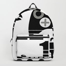 LEVEL 16 UNLOCKED Backpack | Watercolor, Concept, Black And White, Oil, Digital, Typography, Acrylic, Abstract, Cartoon, Level16Unlocked 