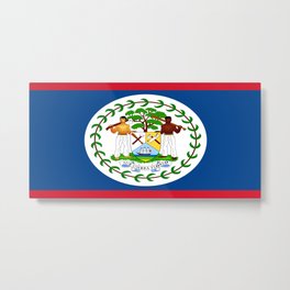 flag of belize-Belice, Belizean,Belize City,beliceno,Belmopan Metal Print | Latin, Beliceno, Belice, Honduras, Belizecity, Centralamerica, Belizean, Mesoamerica, Sanignacio, Hispanic 