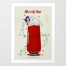 Bloody Bar Art Print
