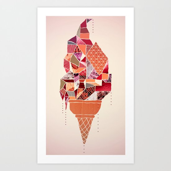 Ice-cream Art Print