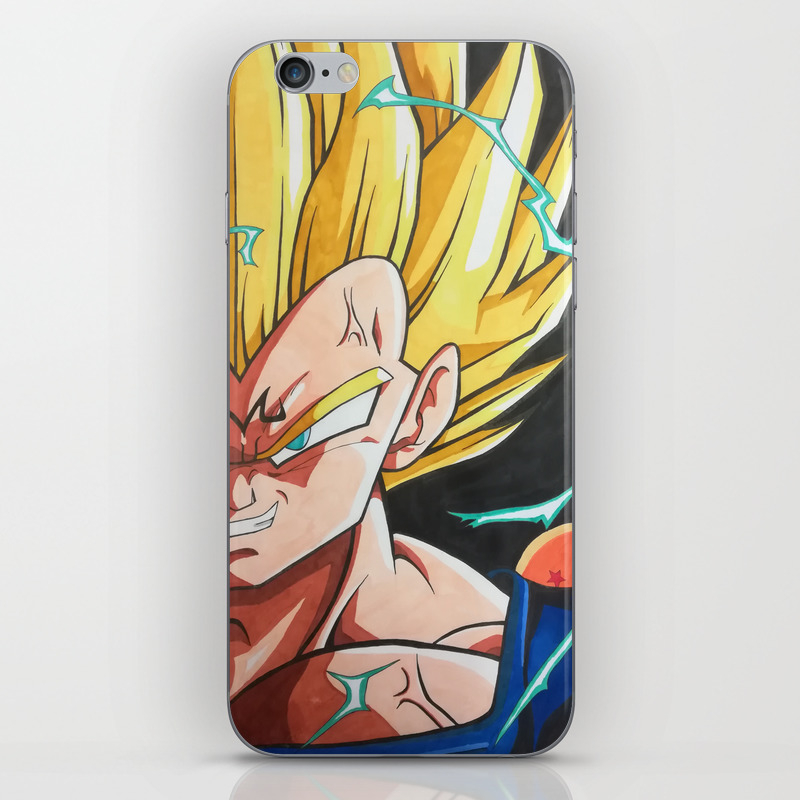 Majin Vegeta Dragonball Z Iphone Skin By Juprinxart Society6