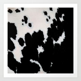 Cowhide skin print Art Print