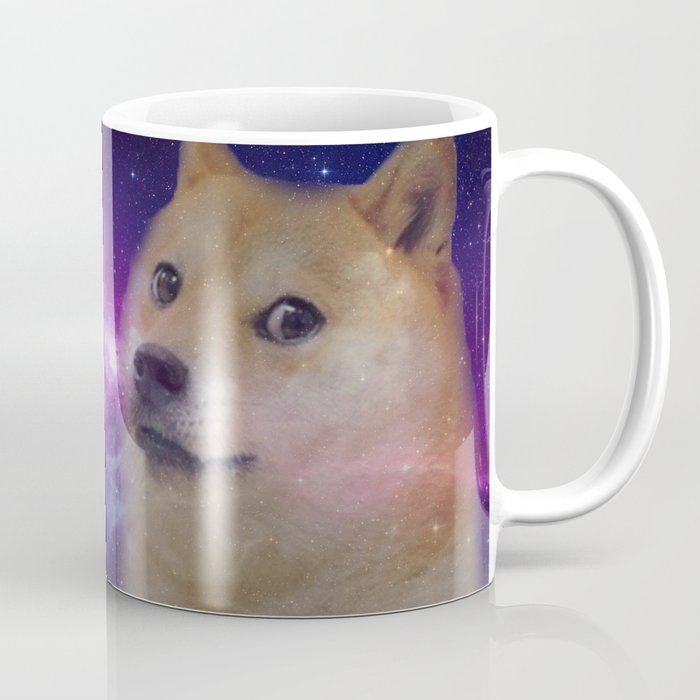 Doge Dog Meme Space Coffee Mug
