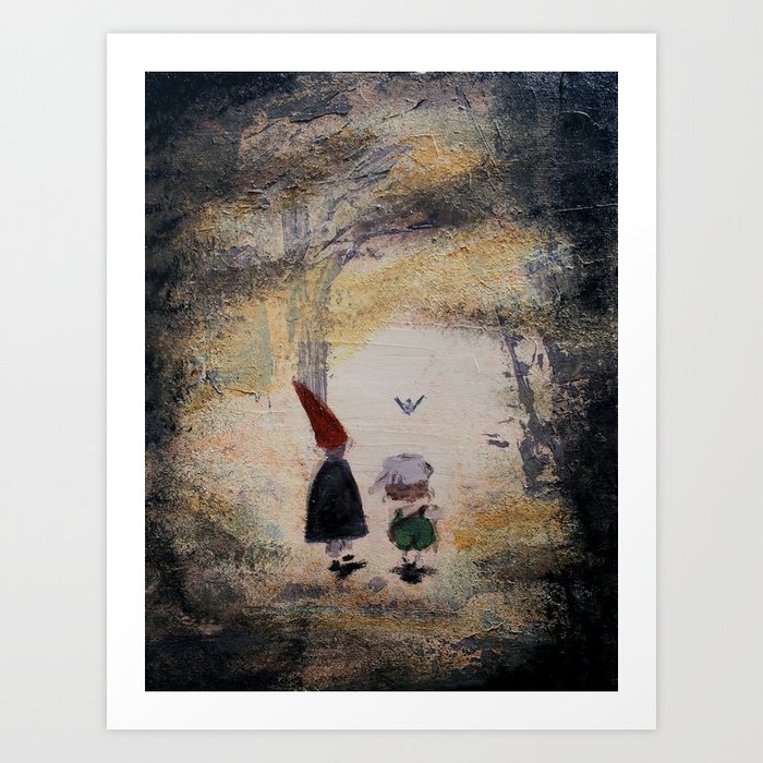 Into the Unknown - Over the Garden Wall Art Print