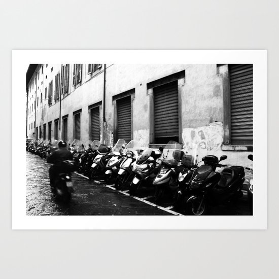 Vespa Art Print
