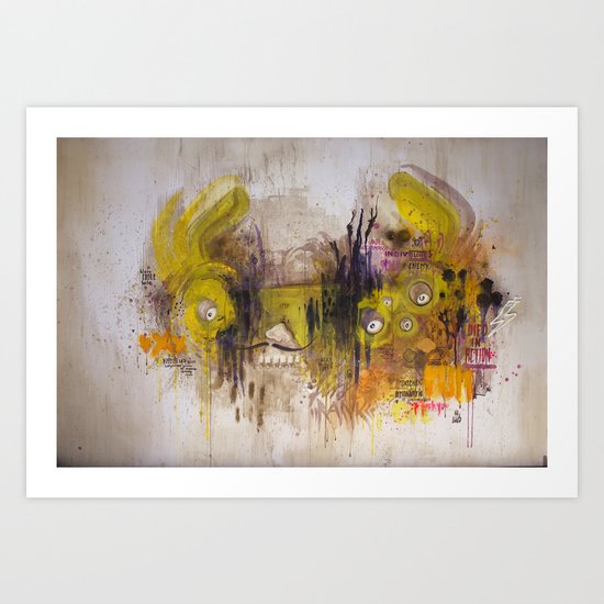 Mean Green Dual Action Minitiger Art Print
