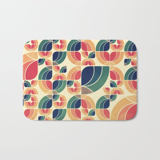 Vintage Garden Pattern v.3 Bath Mat