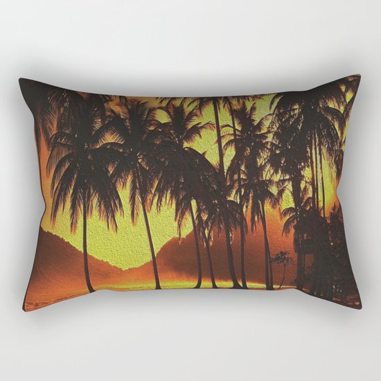 Tropical Beauty Rectangular Pillow