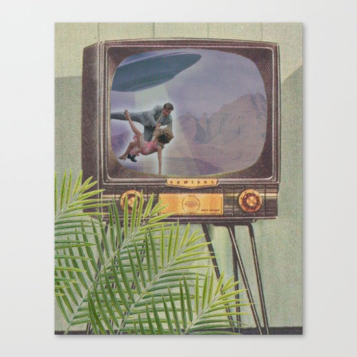 Retro TV Canvas Print
