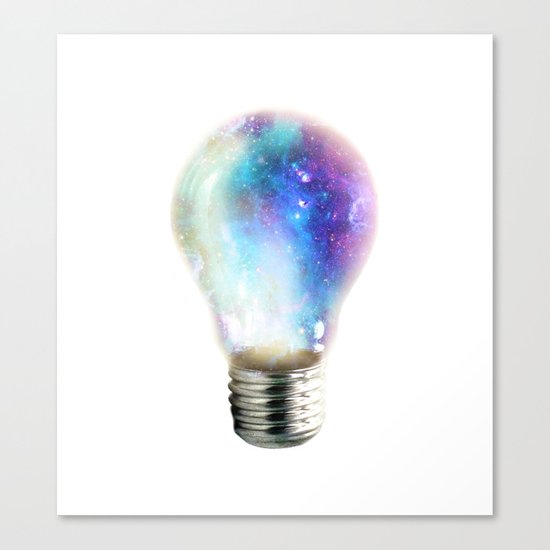 Light up your galaxy Canvas Print