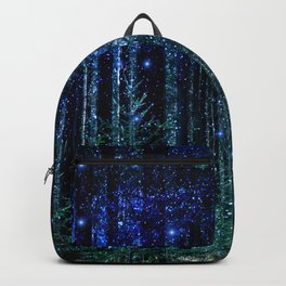 Magical Woodland Backpack | Nebula, Fantasy, Galaxy, Christmas, Gift, Stars, Art, Woodland, Glow, Milkyway 