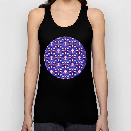 Cobalt Intersect Unisex Tank Top