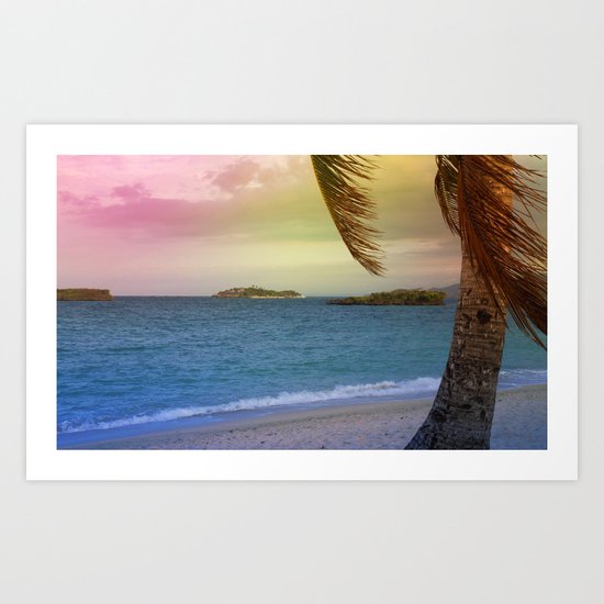 tropical sumer Art Print
