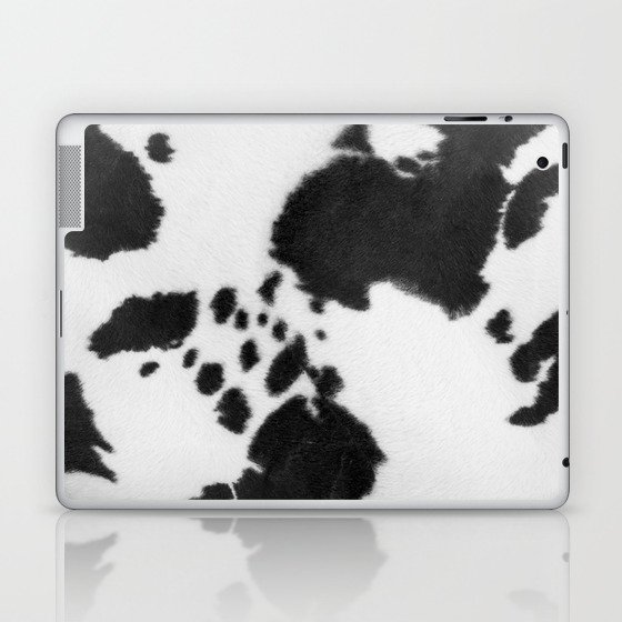 Black And White Howdy Cowhide (xii 2021) Laptop & iPad Skin