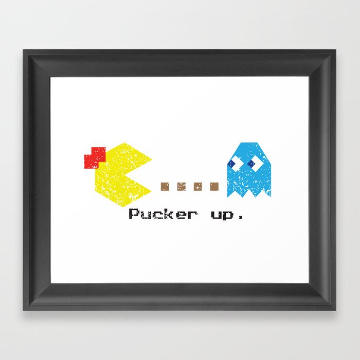 Pucker Up Framed Art Print