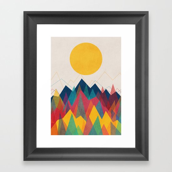 Uphill Battle Framed Art Print
