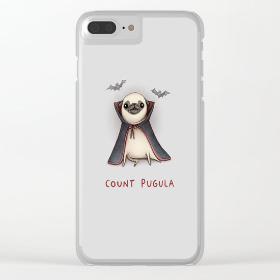 Count Pugula Clear iPhone Case
