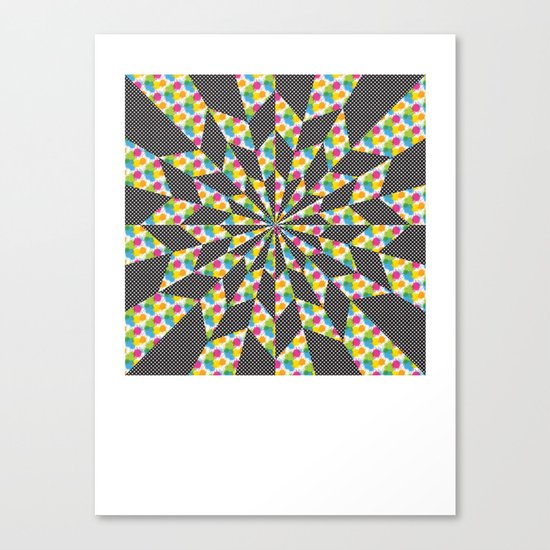 Kaleidoscope - Optical work 4 Canvas Print