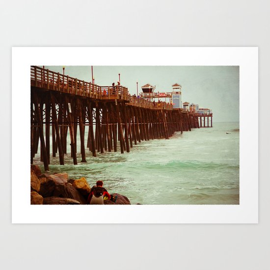 Oceanside Pier Art Print