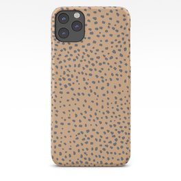 Wild animal print cheetah spots and dots caramel iPhone Case | Bohemian, Abstract, Nursery, Summer, Caramel, Confetti, Eclectic, Cat, Fall, Wild 