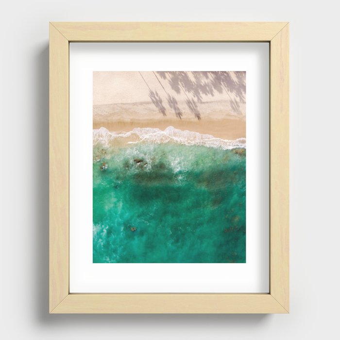 Ocean Love Cabo Aerial View Recessed Framed Print