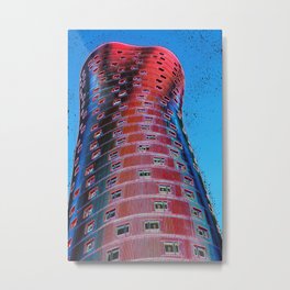 Torre Fira bcn Metal Print