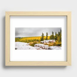 Dolly Sods Wilderness West Virginia Landscape Print Recessed Framed Print
