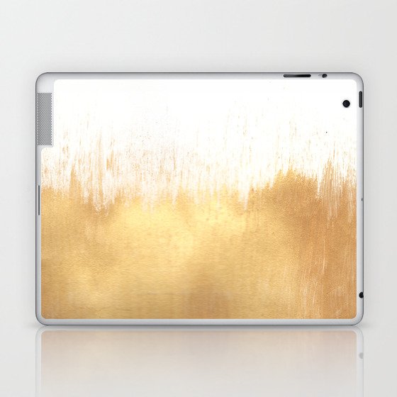 Brushed Gold Laptop & iPad Skin