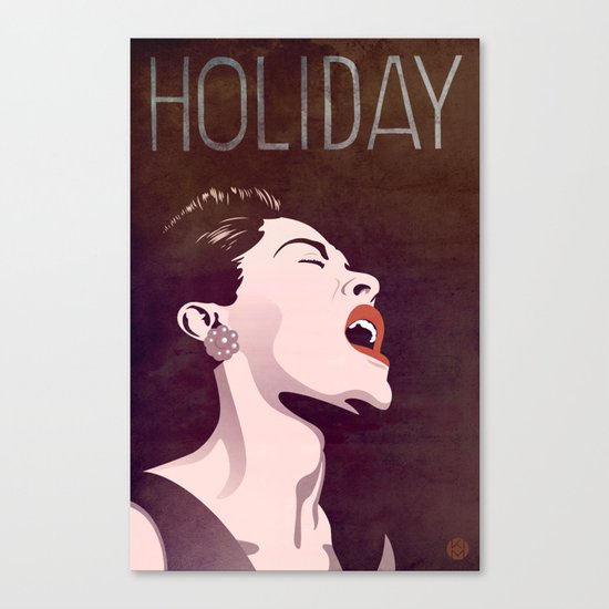 Billie Holiday Canvas Print