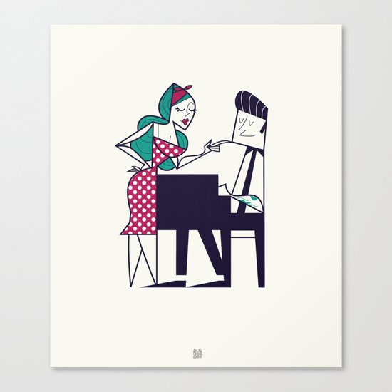 Play it again Canvas Print