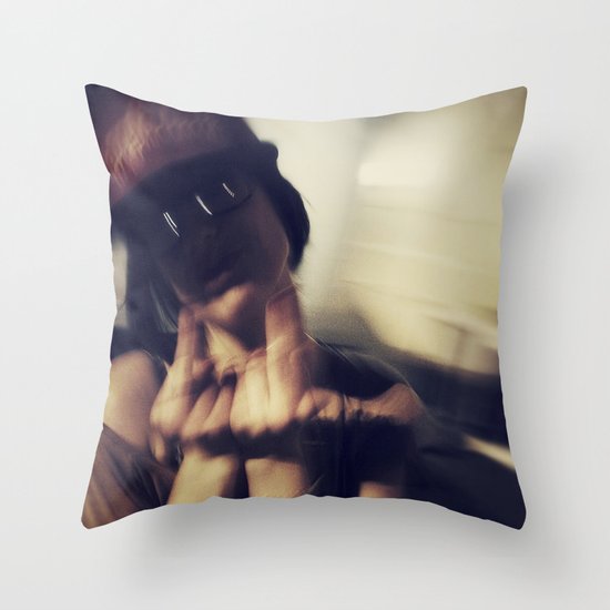 hipster Throw Pillow