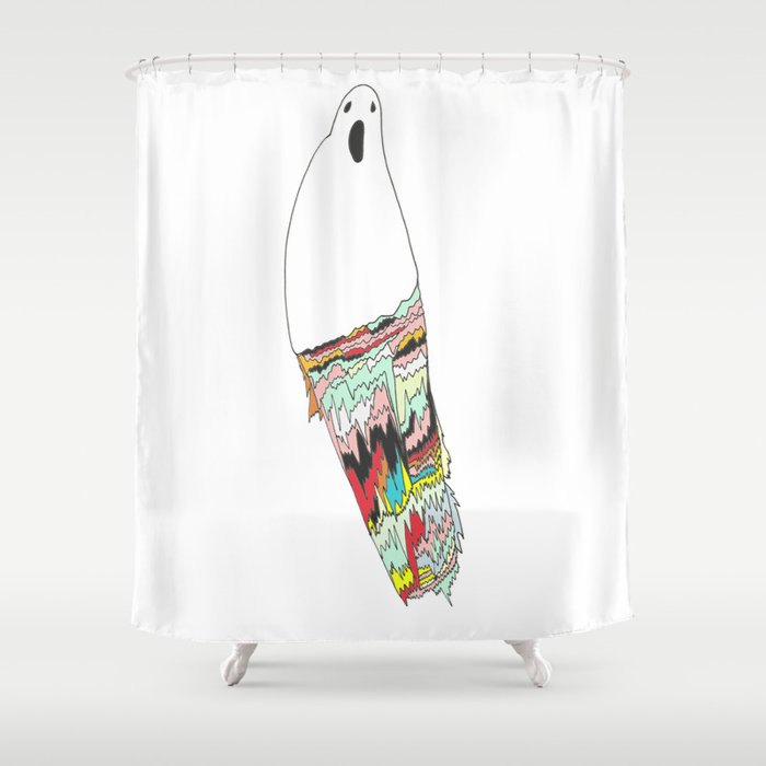 Fractal Phantom Shower Curtain