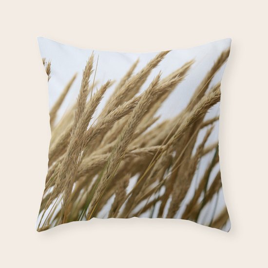 Wheat Throw Pillow