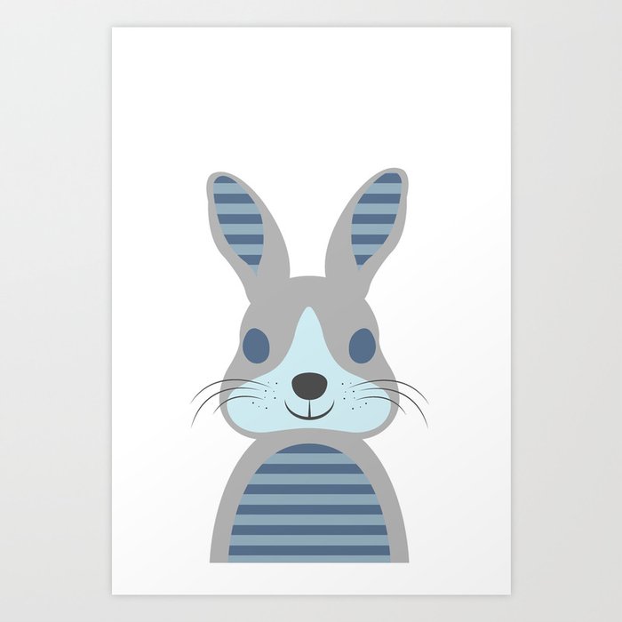 Forest Rabbit Art Print