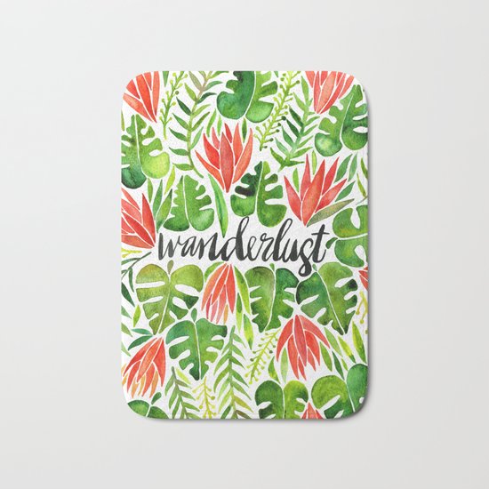 Tropical Wanderlust – Watermelon Palette Bath Mat