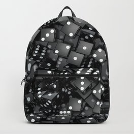 Black dice Backpack