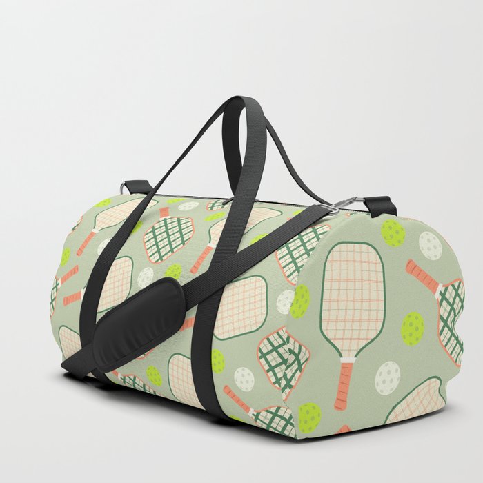 Retro Pickleball Pattern Duffle Bag