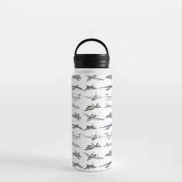 US Military Airplanes Water Bottle