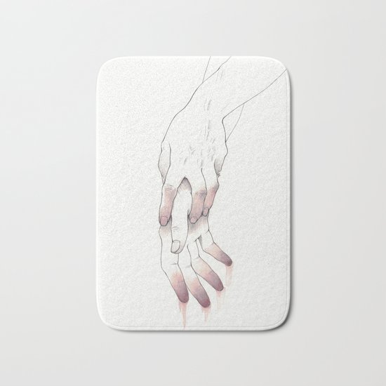 Untitled Hands No. 12 Bath Mat