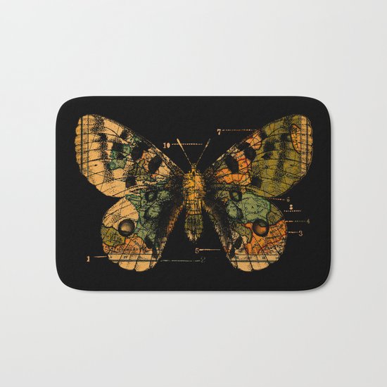 Time Flies Bath Mat