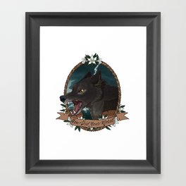 You Did Your Worst Framed Art Print