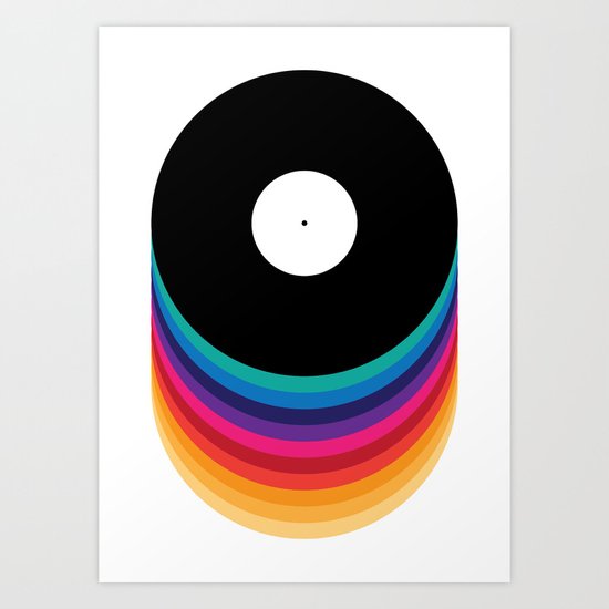 Happy Music Art Print