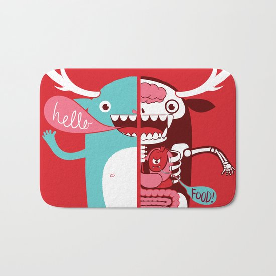 All monsters are the same! Bath Mat