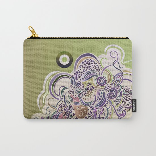 Detailed diagonal tangle Carry-All Pouch